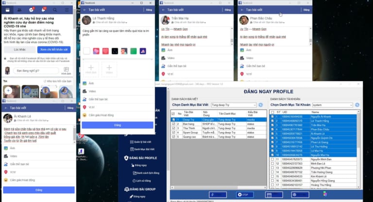 Tool đăng bài quảng cáo facebook tự động 