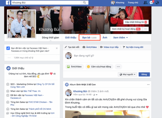 Cách kết bạn facebook số lượng lớn