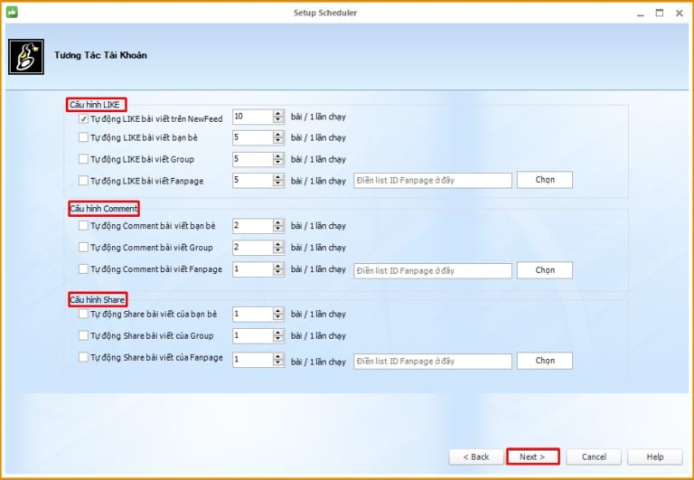 Hướng dẫn lập lịch đăng bài Facebook với Phần mềm Ninja Care