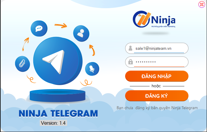 Phần mềm telegram