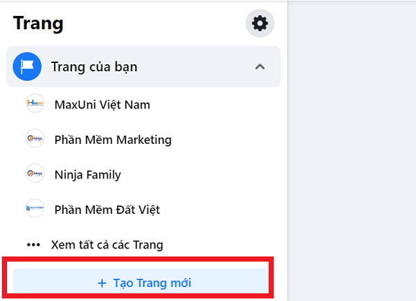  tạo fanpage trên facebook