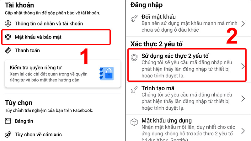 Xác thực 2 yếu tố 