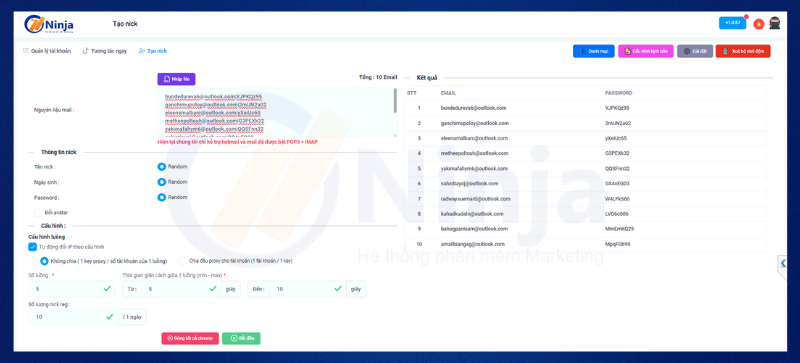 Hướng dẫn sử dụng tool reg nick tiktok