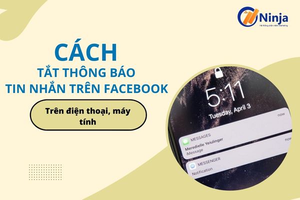 cách tắt thông báo tin nhắn trên facebook