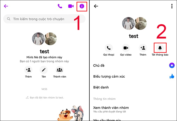 cách tắt thông báo tin nhắn trên facebook