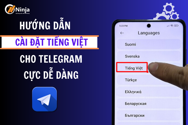 cách cài đặt ngôn ngữ tiếng việt cho telegram